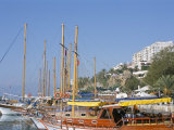Boats in the Harbour  Antalya  Anatolia  Turkey