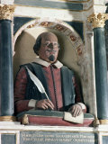 William Shakespeare's Bust  Holy Trinity Church  Stratford Upon Avon  Warwickshire  England