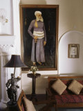 Portrait in the Drawing Room  Deo Garh Palace Hotel  Deo Gah (Deogarh)  Rajasthan State  India