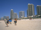 Beach  Central Shopping Mall and Restaurants  Surfers Paradise  Gold Coast  Queensland  Australia