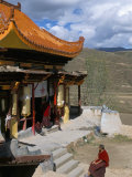 A Tibetan Nunnery at Garze  Sichuan Province  China