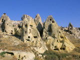 Houses in Rock Formations  Cappadocia  Anatolia  Turkey