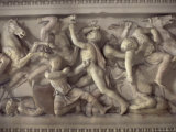 Detail of the Marble Sarcophagus of Alexander the Great  Topkapi  Istanbul  Turkey