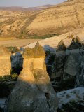 Fairy Chimney Rock Formations  Cappadocia  Anatolia  Turkey