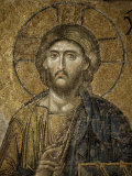 Mosaic of Christ  Santa Sofia  Istanbul  Turkey  Eurasia