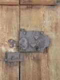 Close-Up of Lock on an Old Door  Goreme  Cappadocia  Anatolia  Turkey