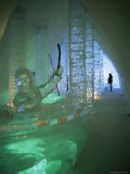 Ice Sculptures  Ice Hotel  Quebec  Quebec  Canada