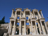 Reconstructed Library  Ephesus  Anatolia  Turkey