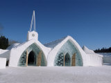 Ice Chapel  Ice Hotel  Quebec  Quebec  Canada
