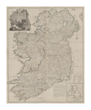A Map of the Kingdom of Ireland  Divided into Provinces
