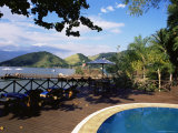 Angra Dos Reis Pool and View of Islands  Costa Verde  South of Rio  Brazil  South America