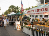 Goombay Festival in Bahama Village  Petronia Street  Key West  Florida  USA