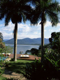 Sundeck and View Across the Bay  Pousada Picinguaba  Costa Verde  South of Rio  Brazil