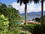 Sundeck and View Across the Bay  Pousada Picinguaba  Costa Verde  South of Rio  Brazil