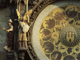 Close-Up of the Astronomical Clock  Town Hall  Old Town Square  Prague  Czech Republic