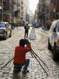 Wedding Photo Shoot in Soho  Manhattan  New York City  New York  USA