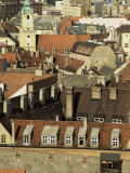 Old City Wall and City  Bratislava  Slovakia