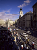 Puerta Del Sol  from the West  Madrid  Spain