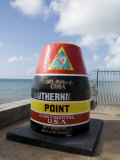 Old Buoy Used as Marker for the Furthest Point South in the United States  Key West  Florida  USA