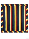 Joseph's Coat-Of-Many-Colours Patterned Coverlet  Pieced and Quilted Cotton  Circa 1890