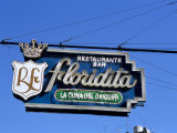Floridita Restaurant and Bar Where Hemingway Drank Daiquiris  Havana  Cuba  West Indies