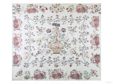 Broaderie Perse with Tree of Life Coverlet  Mary Hendrick  Vermont  1810