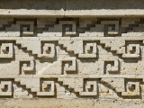 Fantastic Geometric Stone Carving  Mitla  Ancient Mixtec Site  Oaxaca  Mexico  North America