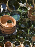 Typical Oaxacan Style Pottey  in the Market  Zaachila  Oaxaca  Mexico  North America