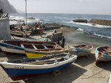 Fishing Boats at the Port of Ponto Do Sol  Ribiera Grande  Santo Antao  Cape Verde Islands