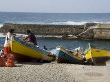 Fishing Boats at the Port of Ponto Do Sol  Ribiera Grande  Santo Antao  Cape Verde Islands