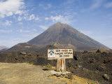 The Volcano of Pico De Fogo in the Background  Fogo (Fire)  Cape Verde Islands  Africa