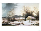 Farmstead in Winter  1860