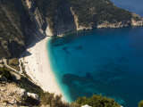 Myrtos Beach  the Best Beach for Sand Near Assos  Kefalonia (Cephalonia)  Ionian Islands  Greece