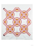 New York Beauty Coverlet  American  Pieced  Quilted and Appliqued Cotton  Circa 1870