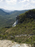 Hierve El Agua  Water Rich in Minerals Bubbles up from the Mountains and Pours Over Edge  Mexico