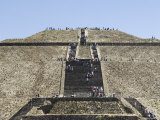 Pyramid of the Sun  Teotihuacan  150Ad to 600Ad and Later Used by the Aztecs  North of Mexico City