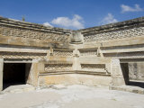 Fantastic Geometric Carving  Palace of the Columns  Mitla  Ancient Mixtec Site  Oaxaca  Mexico