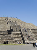 Pyramid of the Moon  Teotihuacan  150Ad to 600Ad and Later Used by the Aztecs  North of Mexico City