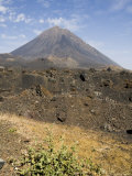 The Volcano of Pico De Fogo in the Background  Fogo (Fire)  Cape Verde Islands  Africa