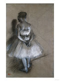 Dancer Standing  Her Hands Crossed Behind Her Back  1874