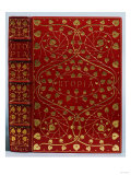 A Crushed Red Levant Morocco Gilt Binding of Utopia by Sir Thomas More Kelmscott Press  1893