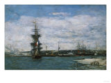 Le Port Du Havre  Circa 1864-1866