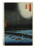Fireworks at Ryogoku'  from the Series  'One Hundred Famous Views of Edo'