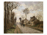 The Road to Saint-Cyr at Louveciennes  Circa 1870