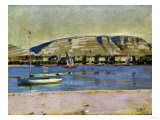 Geneva Harbour and the Saleve  1878