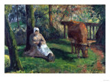 Watching the Cattle  Montfoucault  1875