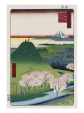 New Fuji  Meguro'  from the Series 'One Hundred Views of Famous Places in Edo'