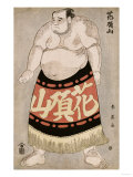 Full-Length Portrait of the Wrestler Kachozan