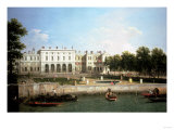Old Somerset House from the River Thames  London