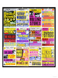 A Selection of British Concert Posters  1960s